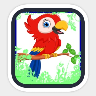 loro, amante de los loros, loro regalo, dueño de loro, loro gracioso, parrot, parrot lover, parrot gift, parrot owner, parrot funny Sticker